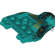 Creature Head, No. 68 - Bright Bluish Green