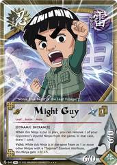 Might Guy - N-640 - Super Rare - 1st Edition - Foil