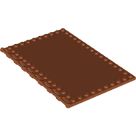 Plate 10X16, Hor. 3.2 Shaft - Dark Orange