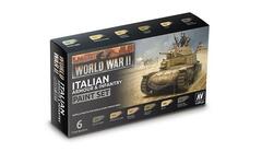 70209 WWII Italian Armour and Infantry Paint Set