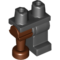 Hip W/ Wooden Leg, And Left Leg - Black