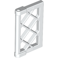 Lattic 1/2 For Frame 1X4X3 - White