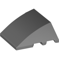 Brick 4X3 W. Bow/Angle - Dark Stone Grey