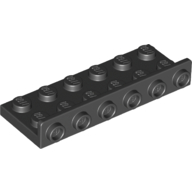 Plate 2X6, W/1.5 Plate 1X6, Upwards - Black