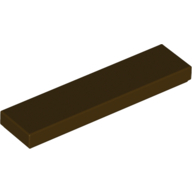 Flat Tile 1X4 - Dark Brown
