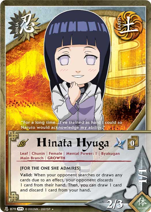 Hinata Hyuga - N-879 - Uncommon - 1st Edition