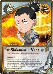 Shikamaru Nara - N-US015 - Super Rare - 1st Edition - Foil