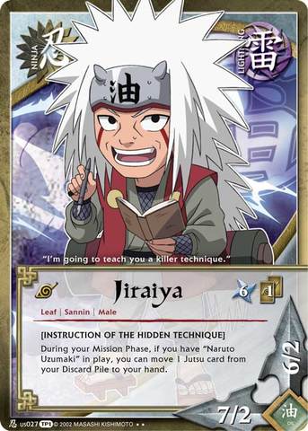 Jiraiya - N-US027 - Rare - 1st Edition