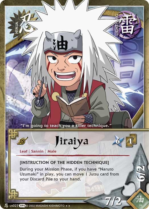 Jiraiya - N-US027 - Rare - 1st Edition