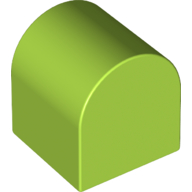 Duplo Brick 2X2X2, R=15 - Bright Yellowish Green