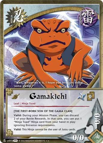 Gamakichi - N-US072 - Common - 1st Edition