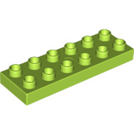 Plate 2X6 - Bright Yellowish Green