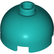 Final Brick 2X2 - Bright Bluish Green