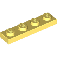 Plate 1X4 - Cool Yellow