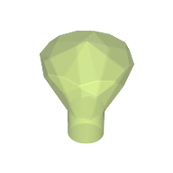 Diamond With Stick - Transparent Bright Green