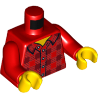 Mini Upper Part No.3425 - Bright Red