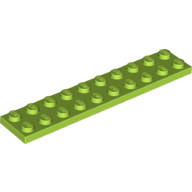 Plate 2X10 - Bright Yellowish Green