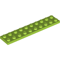 Plate 2X10 - Bright Yellowish Green