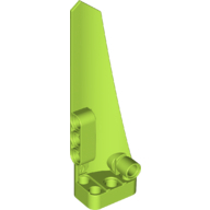 Left Panel 3X11 - Bright Yellowish Green