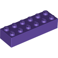 Brick 2X6 - Medium Lilac
