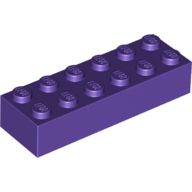 Brick 2X6 - Medium Lilac
