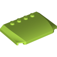 Plate 4X6X2/3 - Bright Yellowish Green