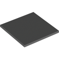 Flat Tile 6X6 - Dark Stone Grey