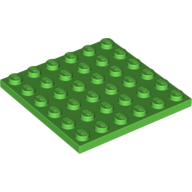 Plate 6X6 - Bright Green
