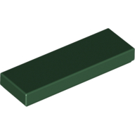 Flat Tile 1X3 - Earth Green
