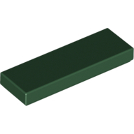 Flat Tile 1X3 - Earth Green