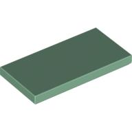 Flat Tile 2X4 - Sand Green