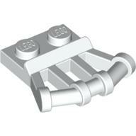 Plate 1X2 W.Minuscule3.2 Shaft 22.5 D. - White