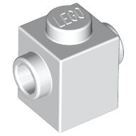 Brick 1X1 W. 2 Knobs - White
