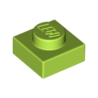 Plate 1X1 - Bright Yellowish Green