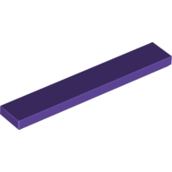 Flat Tile 1X6 - Medium Lilac
