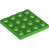Plate 4X4 - Bright Green