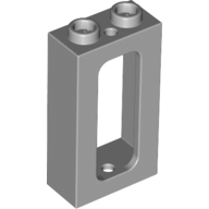 Frame F. Train Window 1X2X3 - Medium Stone Grey