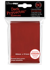 Ultra Pro Standard Deck Protector Sleeves Red 50ct