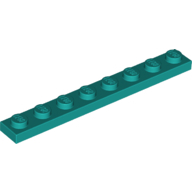 Plate 1X8 - Bright Bluish Green