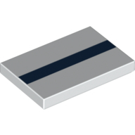 Flat Tile 2X3, No. 21 - White