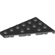 Left Plate 4X6, Deg. 27 - Black