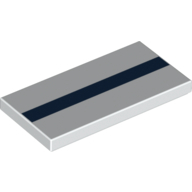 Flat Tile 2X4, No. 186 - White