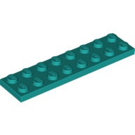 Plate 2X8 - Bright Bluish Green