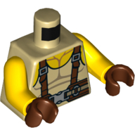 Mini Upper Part, No. 4644 - Brick Yellow