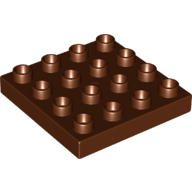 Plate 4X4 - Reddish Brown