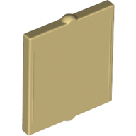 Glass For Frame 1X2X2 - Brick Yellow