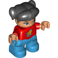 Child Figure No. 32 - Bright Red