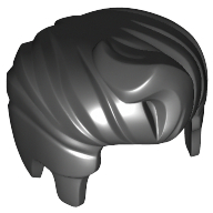 Mini Rock Wig - Black