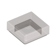 Flat Tile 1X1 - Transparent Brown