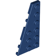 Left Plate 3X6 W Angle - Earth Blue